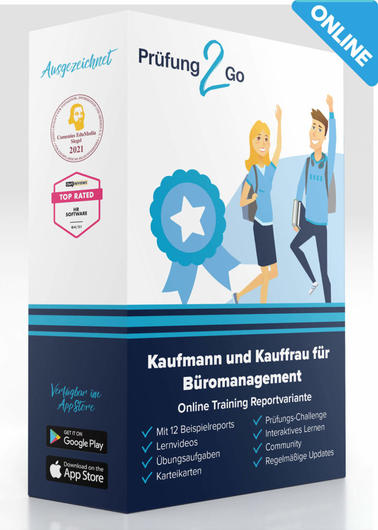 Report Variante Kauffrau für Büromanagement Prüfung2Go®